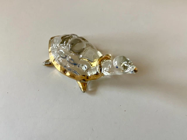 IMIKEYA Petite Tortue en Verre Colorée Décoration De Bureau en Verre Ornement Artisanal Objet Décoratif pour Salon Et Table Présent Créatif Modèle Taille Small