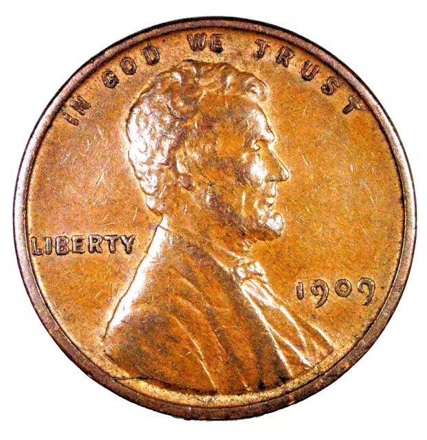 1909 VDB  Lincoln Wheat Penny....   Nice Detailed Coin....   11-19-3