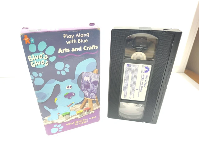 NICK JR'S BLUE’S Clues: Arts and Crafts (VHS, 1998) F36 £4.51 - PicClick UK