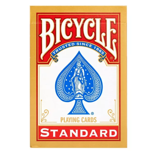 Bicycle Playing Cards Single Pack Standard Index Poker  - 1 Pack - Red or Blue 3
