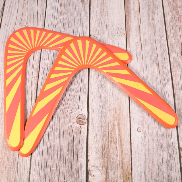 Equipo de madera para exteriores equipo deportivo boomerang