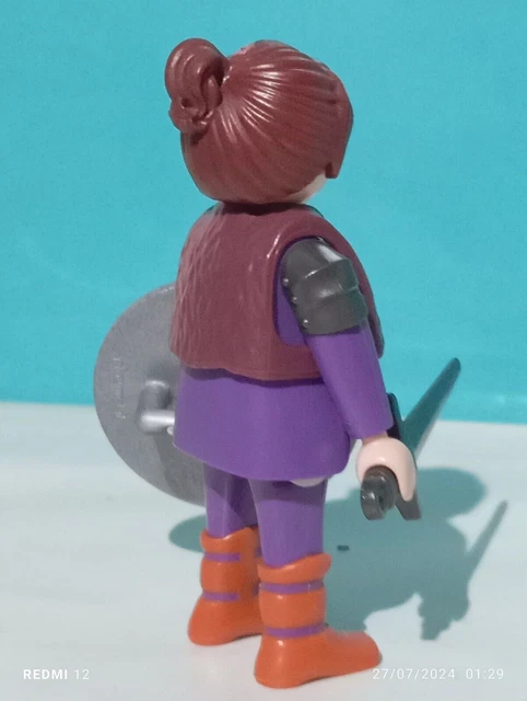 Figurines PLAYMOBIL Guerriers Vikings / Gaulois - Lot De Pièces Détachées - Occasion