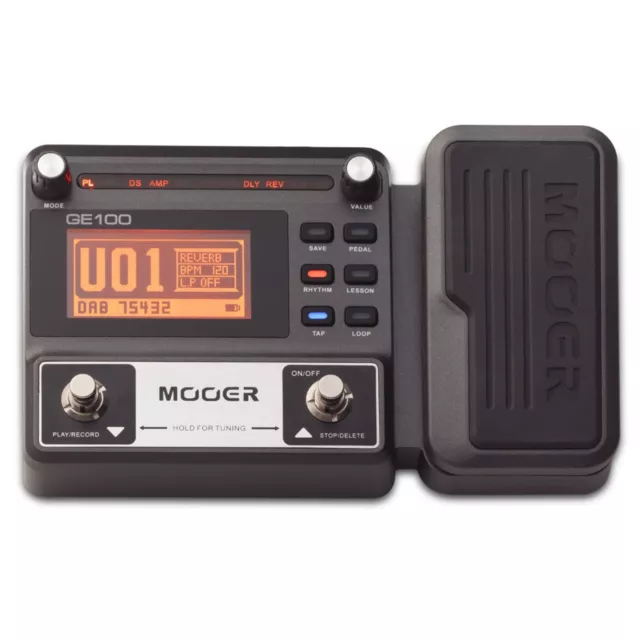 Mooer Audio GE 100 Multieffekt - Multieffektgerät für Gitarren