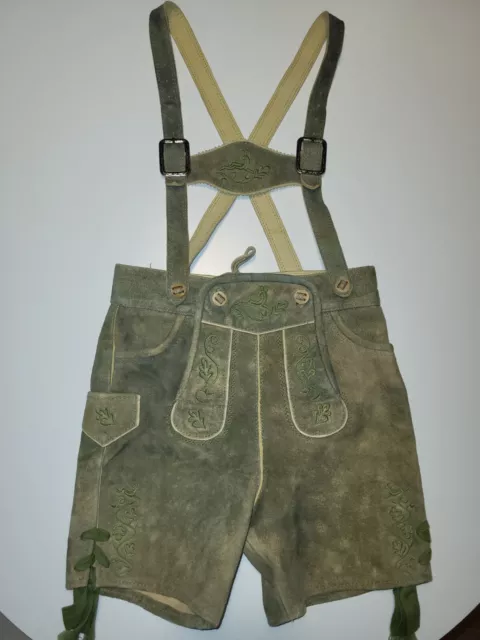 Pantaloni bambini Oktoberfest vera pelle 134. calze gratuite