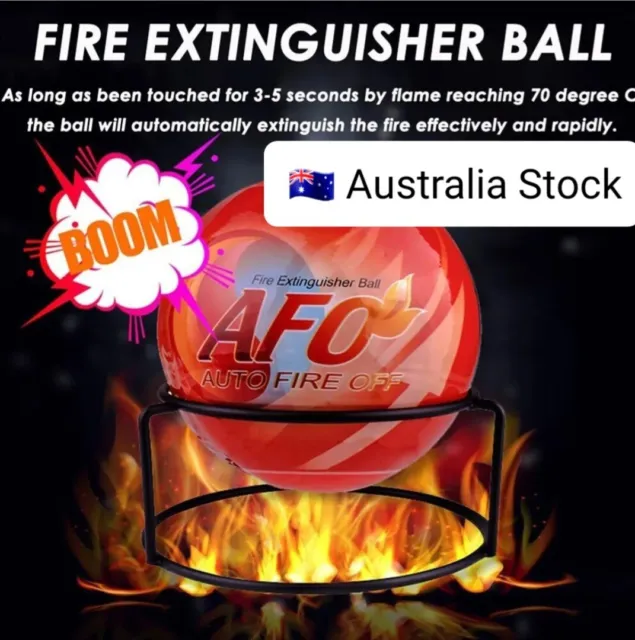 X 2 1.3kg AFO Fire Ball Automatic Dry Powder  Fire Extinguisher