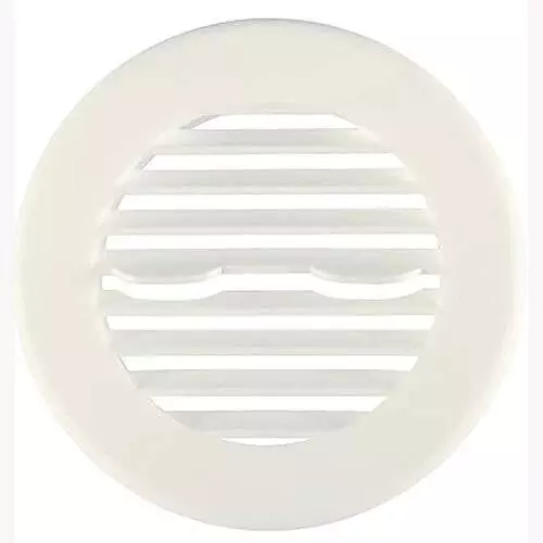 Camco Round Air Conditioning Ceiling Vent, Beige