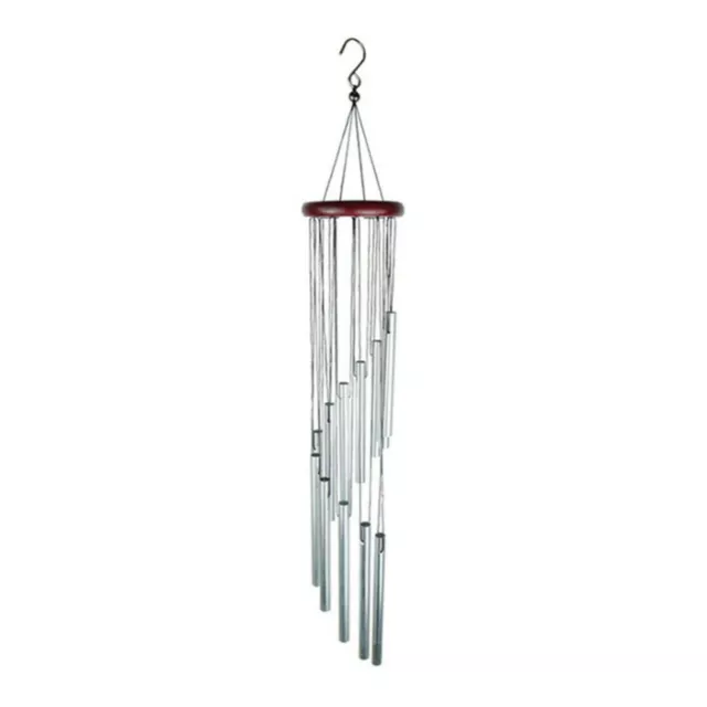 12 Tubes Métal Wind Chime Vent Carillon Vent Harpe Feng Shui Maison Jardin Décor 3