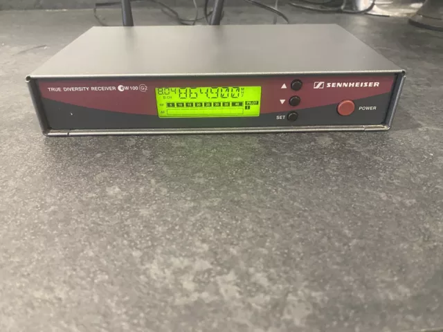 Sennheiser EM100 G2 Receiver 830-866 MHz (from EW100 G2 System) + Antennae + PSU