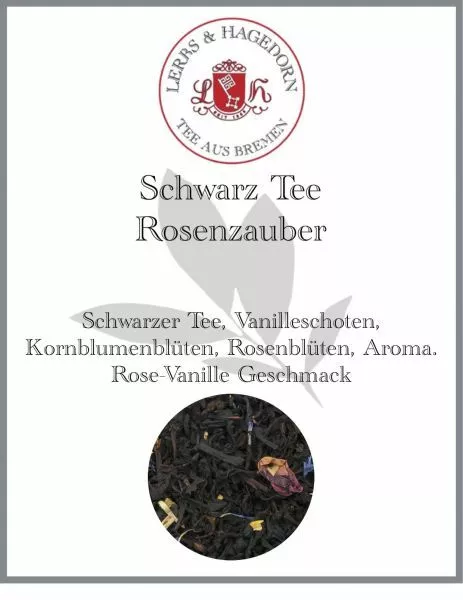 Noir Thé Rosenzauber 1kg