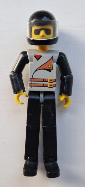 LEGO TECHNIC MINIFIGURE Man Vintage Race Car Driver 8248 8463 8225 FREE ...