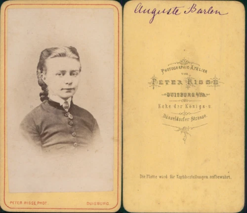 Photo CDV Vintage Le Prince Impérial, Londres 1874 - Tirage Albuminé Original 6x10.5 Cm