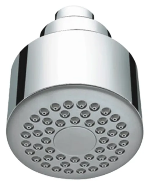 Chrome Single Function Round Fixed Bathroom Swivel Shower Head Low & High press