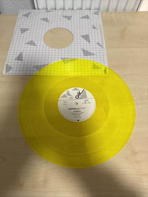 Lee Marrow Shanghai Coloured Yellow Vinyl 12“ Maxi Chic 6.20433 von 1985