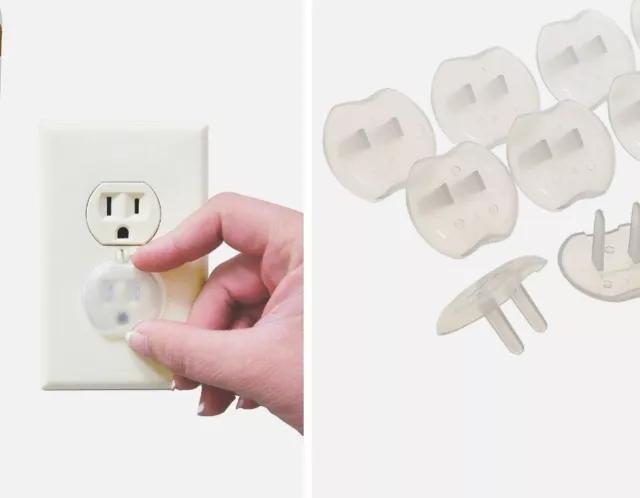 Outlet Plug Covers(30 Pack) Clear Child Proof Electrical Protectors MADE IN USA