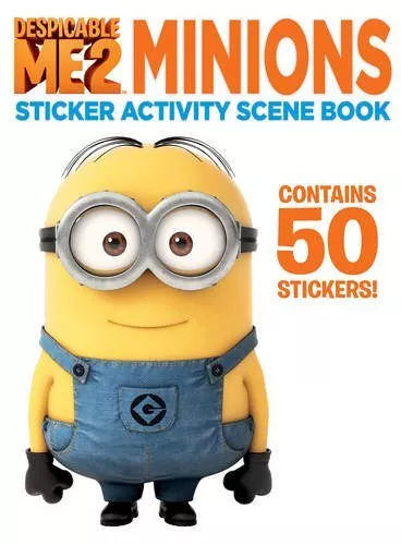 New Despicable Me Minions Mania Movie Sticker Pad - Over 40 Stickers & 7  Scenes