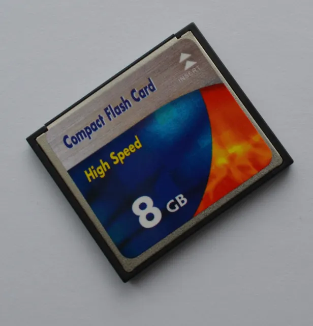 Carte Mémoire 8 GB Compact Flash Carte Cf pour Sony Alpha 200