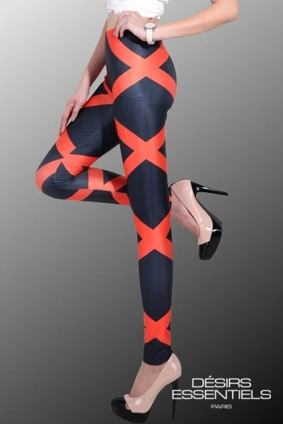 Leggings Femme Pantalon de Sport Taille Haute Yoga Jegging Push Up
