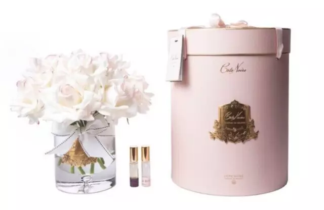 Cote Noire Luxury Grand Bouquet Pink Blush Rose Gold Badge Flower RRP$199