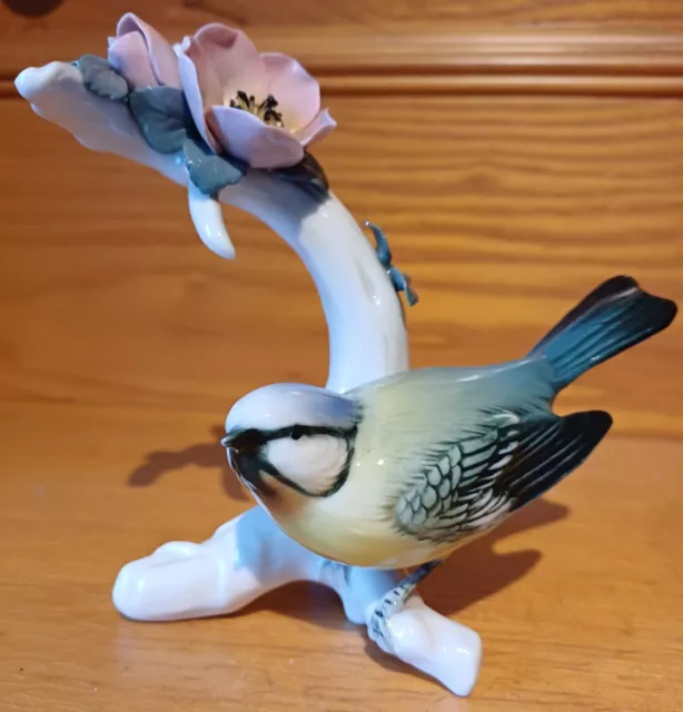 ### Karl Ens Porcelain Bird Figurine ###