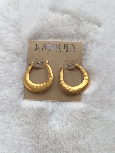 Ralph Lauren Hoop Earrings