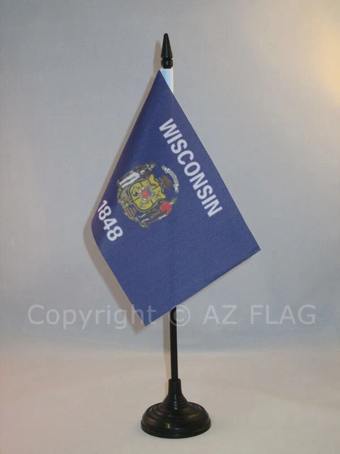 DRAPEAU DE TABLE ALABAMA 21x14cm - PETIT DRAPEAUX DE BUREAU ETAT AMÉRICAIN - USA