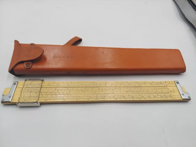 Vintage Slide Rule - K&E Log Log Duplex Decitrig Model 4081-3 - Very Good