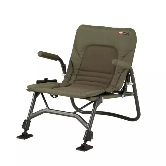 JRC Stealth X-Lite Lo-Chair NEW Carp Fishing Adjustable Chair - 1485653 RRP £130