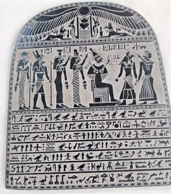 Professionnel Rare fait à la main ANCIEN ÉGYPTIEN ANTIQUE Stela Déesse Isis...