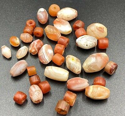 Diz Ancient Neolithic Bronze Age Antiquities Artifacts Jewelry Agate Old Beads