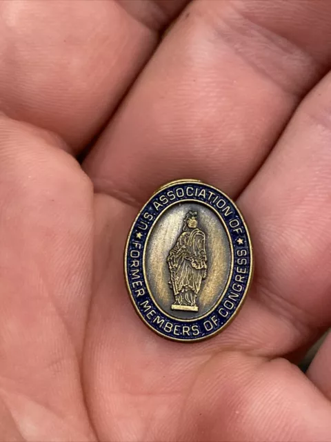 Ultra Rare Lapel Pin United States Us Association Of Former Members Of Congress!