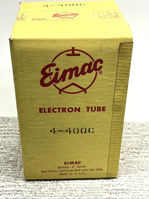 Eimac NOS RADIAL BEAM Power Tetrode Electron Tube Eimac 4-400C / 6775 = Pl ...