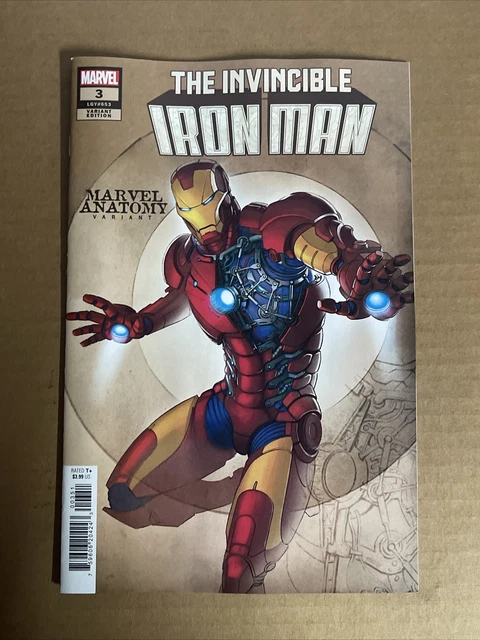 Invincible Iron Man #3 Anatomy Variant First Print Marvel Comics (2023)