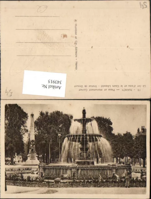 343915,Lothringen Meurthe-et-Moselle Nancy Place et Monument Carnot Statue de Dr