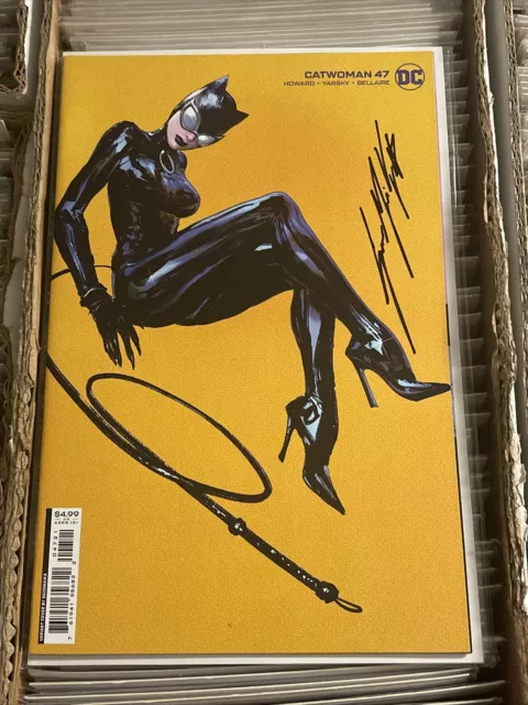 CATWOMAN #47 SOZOMAIKA SIGNED VARIANT COVER B 2022 dc comics bullwhip howard