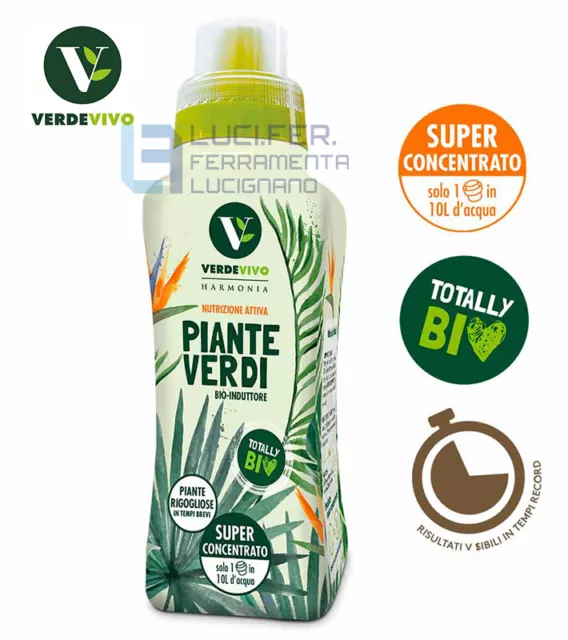 Verdevivo Harmonia Piante Verdi Concime Biologico Per Piante Rigogliose Gr.500