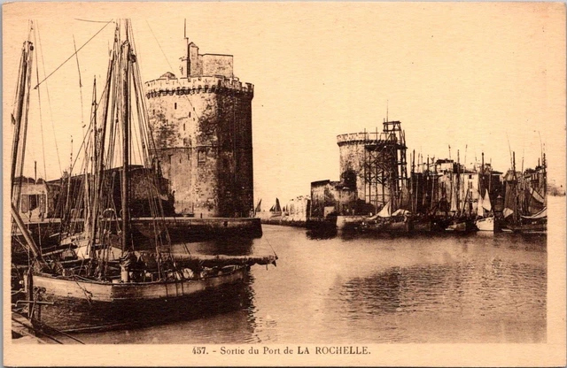 CPA Ancienne La Rochelle - Port Et Embarcadère Pour L'Île De Ré (17) - Début 1900