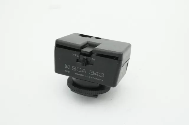 Metz SCA 343 M2 TTL Module Flash Adapter for Nikon SLR Film Cameras #B153