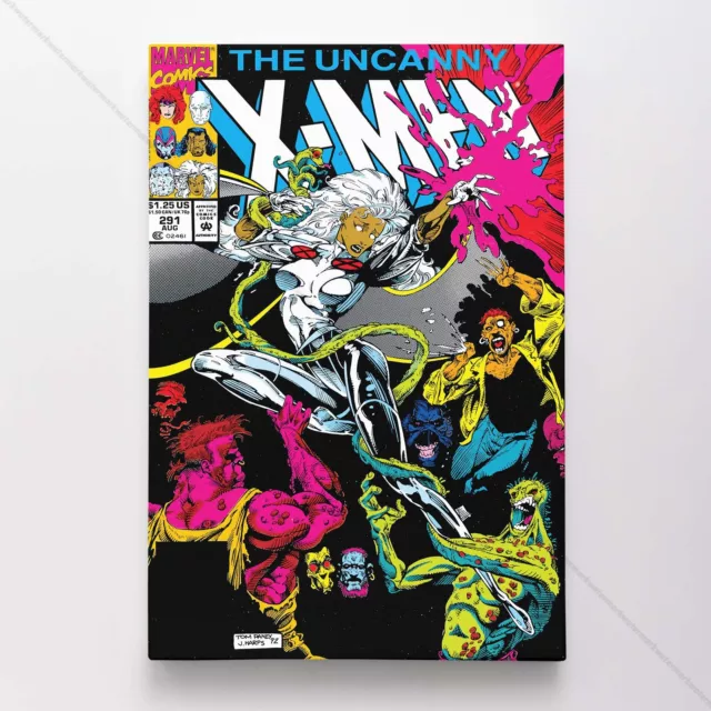 Uncanny X-Men Poster Canvas Vol 1 #291 Xmen Marvel Comic Book Art Print