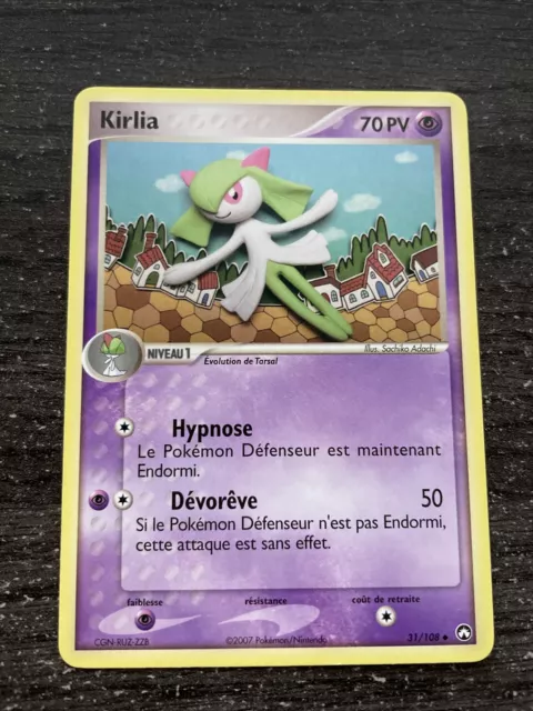 Kirlia Unco - Pokemon 31/108 Ex Gardiens Du Pouvoir Neuf Fr