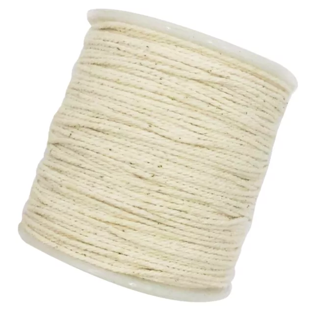 100 Meter natürliche Baumwolle Seil Twisted String Schnur Bindfäden Sash