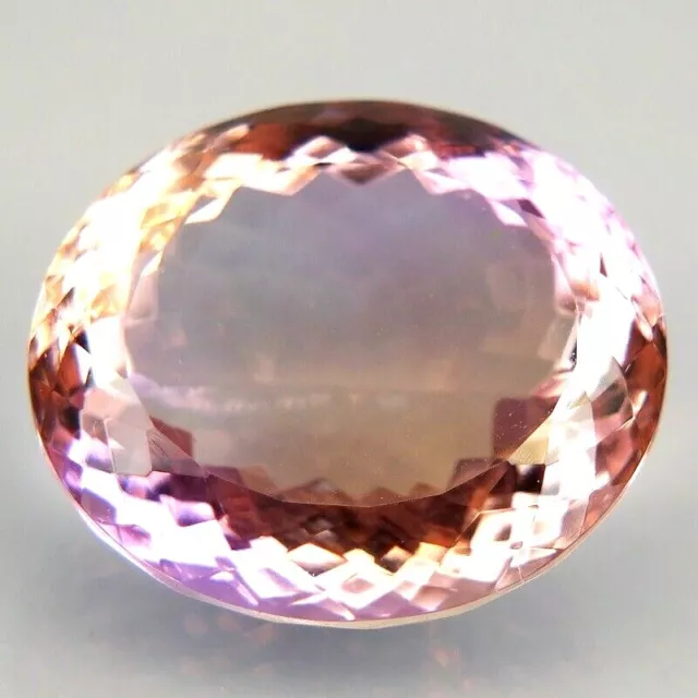 Shola Vrai 32,28 Carats Naturelle Bicolore Amétrine En Bolivien