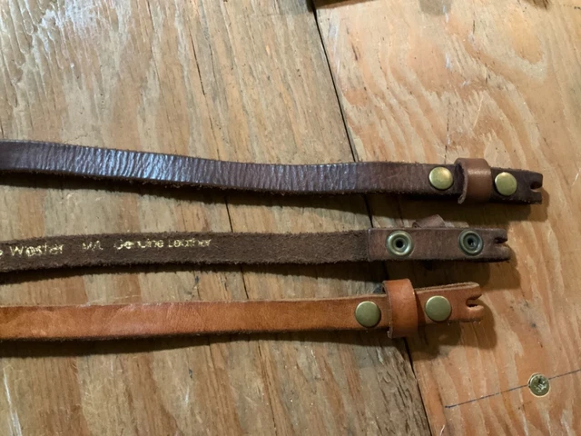 VINTAGE MARTINE WESTER genuine Leather elegant ladies belt  display picture 3