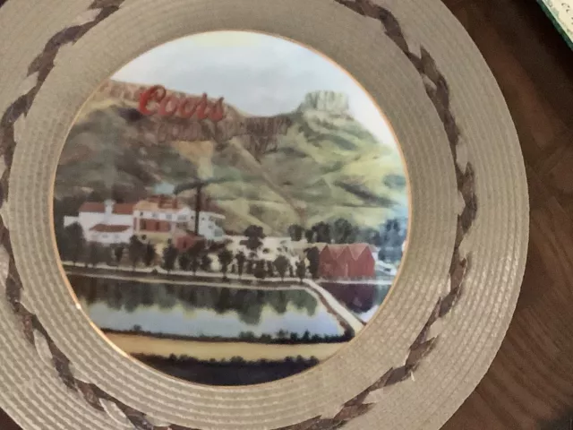 COORS COMMEMORATIVE COLLECTOR's PLATE - Golden Brewery 1873 NEW LIMITED EDITION