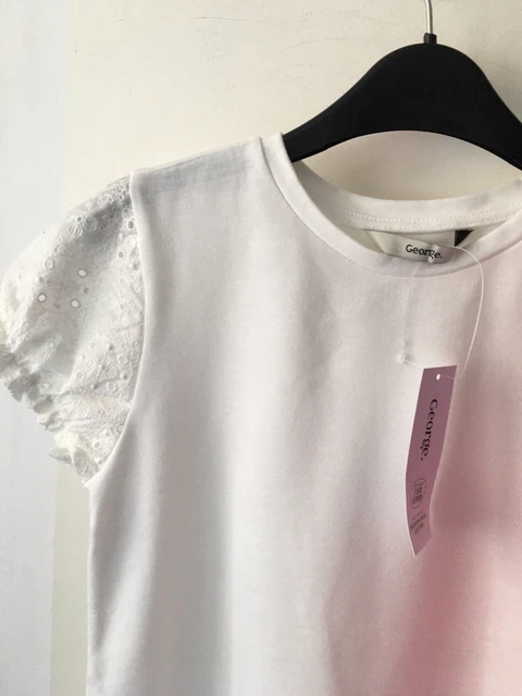 Mini gonna estiva ragazza Boden ecc usata & nuova George Pretty Top 7-8 anni 4