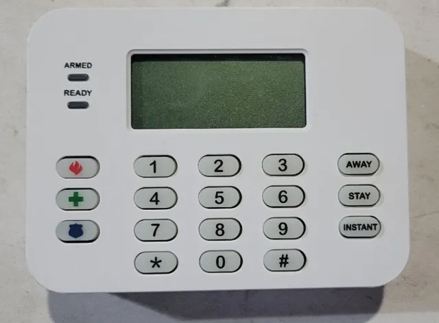 Sistema de control de teclado de alarma de seguridad Sercomm SR-KPD02 blanco 12VDC 0.5A
