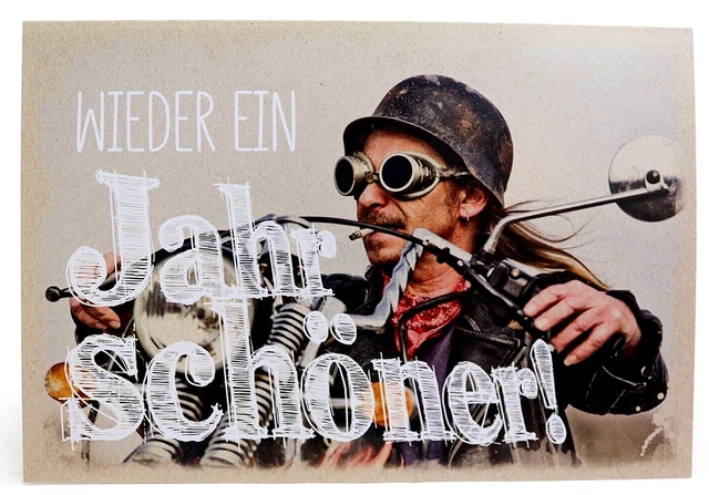 Biglietto D'auguri Per Motociclisti Da Uomo - Regali Albania