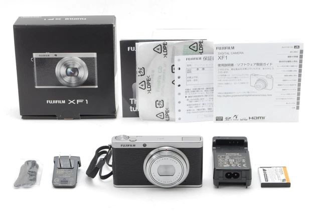 [ TOP MINT w/ Box ] Fujifilm XF1 Black 12.0MP Compact Digital Camera From JAPAN