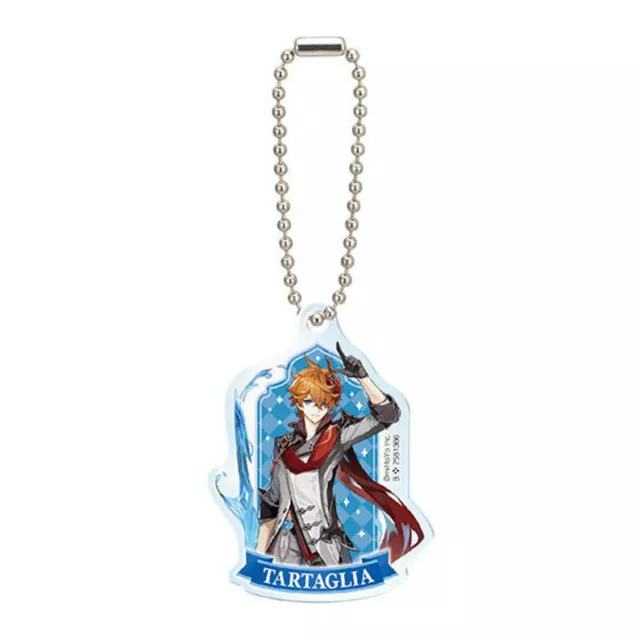 Genshin Impact Acrylic Charm Volume 01 Keychain Tartaglia Aka Childe