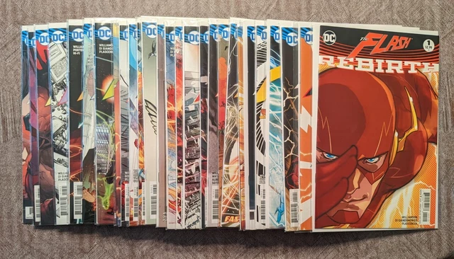 Flash Rebirth lot run set Keys NM DC Universe + 2nd series #1 1987 newstand