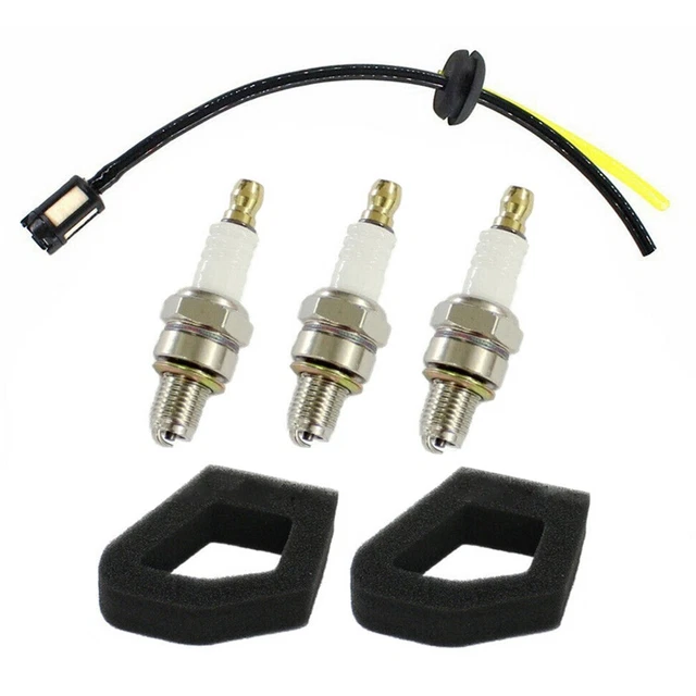 Kit Linea Carburante Con Filtro E Candela Per Motosega Poulan 3400 3700 3800 - Foto 5